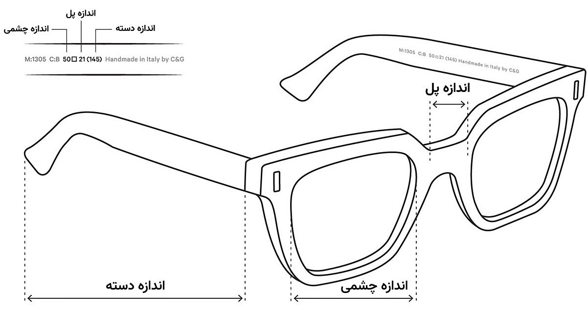 راهنمای انتخاب سایز عینک آفتابی