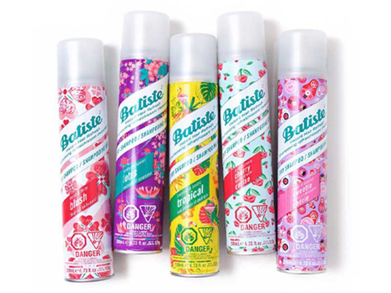 1. شامپو خشک باتیست (Batiste) 