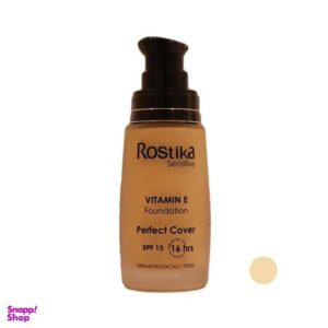 کرم پودر پمپی رستیکا (Rostika) مناسب پوست حساس حجم 35 میلی‌لیتر