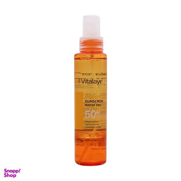 فلوئید ضد آفتاب بی رنگ ویتالیر مدل Active با +SPF50