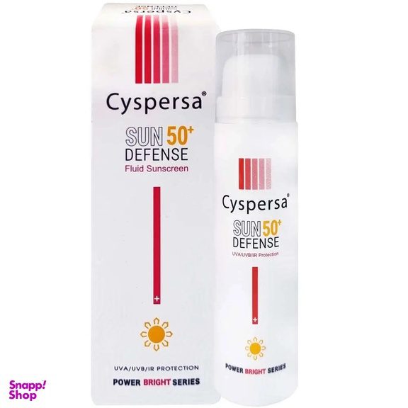 فلوئید ضد آفتاب SPF50 سیسپرسا مدل Power Bright