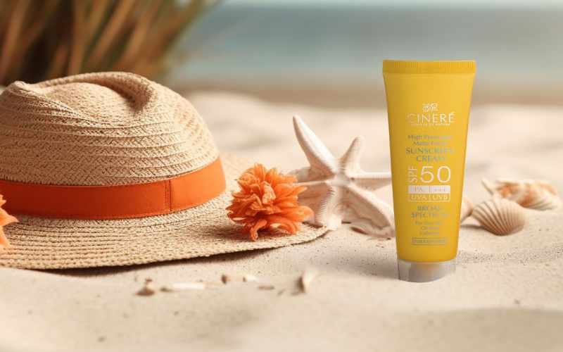 سینره مدل SPF50 محافظ UVA ،UVB و +++PA