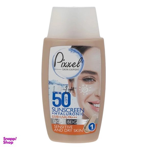 کرم ضد آفتاب رنگی پیکسل مدل Light Beige