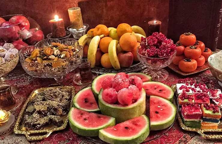 لیست خوراکی های شب یلدا