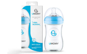 شیشه شیر یومامی مدل دهانه عریض پروپیلن گنجابش 260 میلی‌لیتر