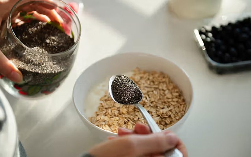 خواص دانه چیا برای گوارش