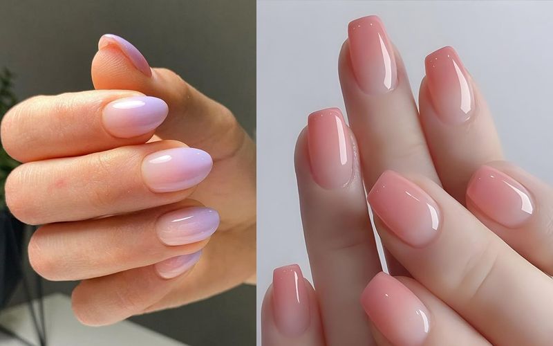 طرح ناخن آمبره تابستانی