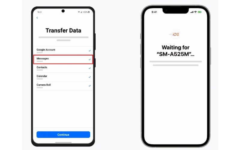 انتقال اطلاعات دلخواه از اندروید به آیفون