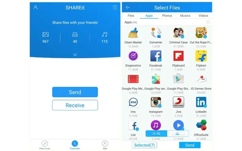 انتقال اطلاعات از اندروید به آیفون با شیرایت