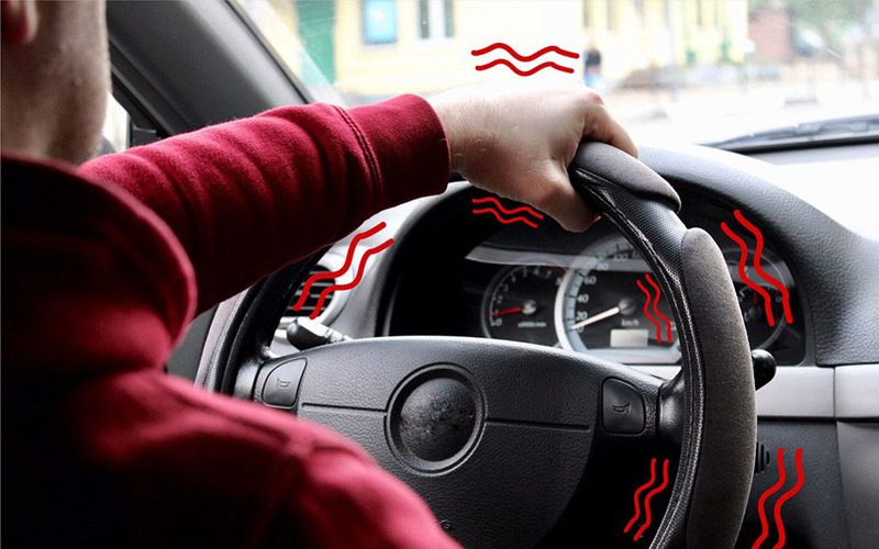 زمان تعویض لنت ترمز با مشاهده لرزش فرمان