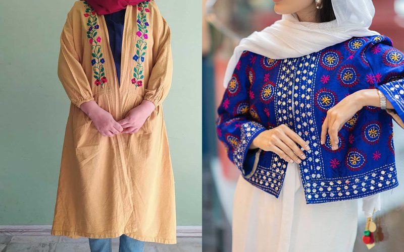 مانتو الیاف طبیعی برای روزهای گرم