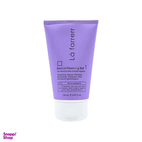 ژل بهداشتی بانوان لافارر کد 1 حجم 150 میلی‌لیتر