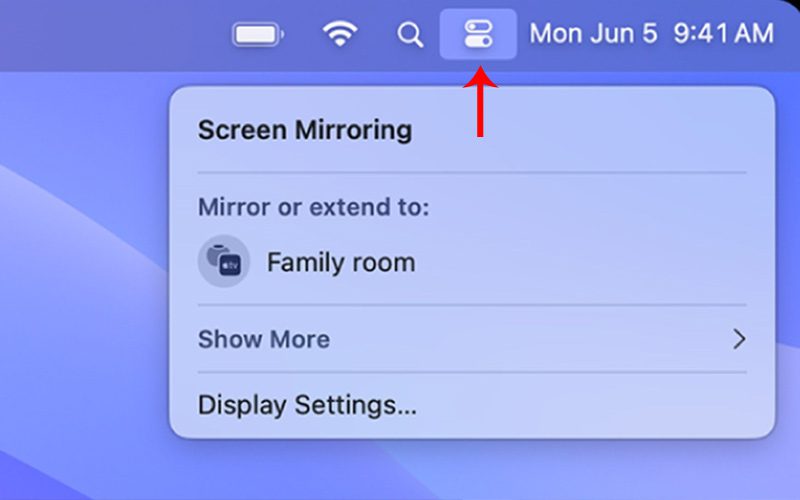 اتصال لپ تاپ مک به تلویزیون با Screen Mirroring