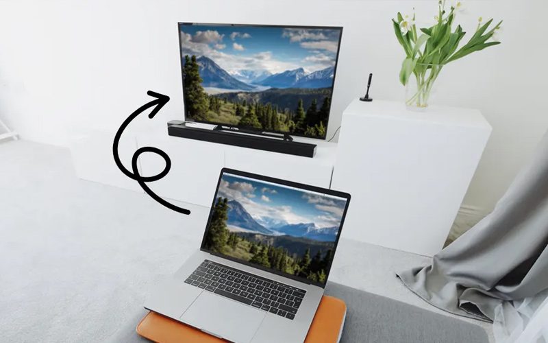 اتصال لپ تاپ به تلویزیون با DLNA