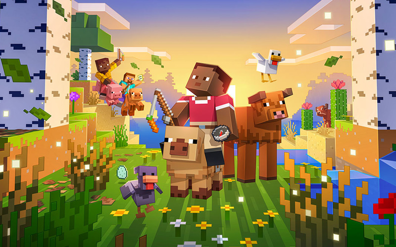 Minecraft، از بهترین بازی های آفلاین اندرویدی