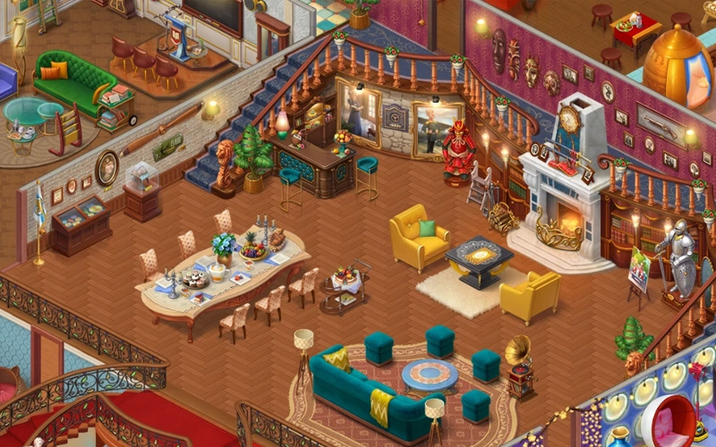 بازی پازلی Homescapes برای اندروید