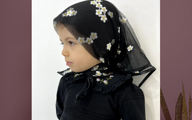 روسری دخترانه مناسب استایل محرمی