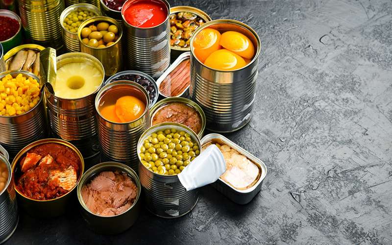 شیوه نگهداری غذای کنسروی