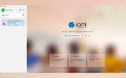 اپ محبوب و امن چت Jami