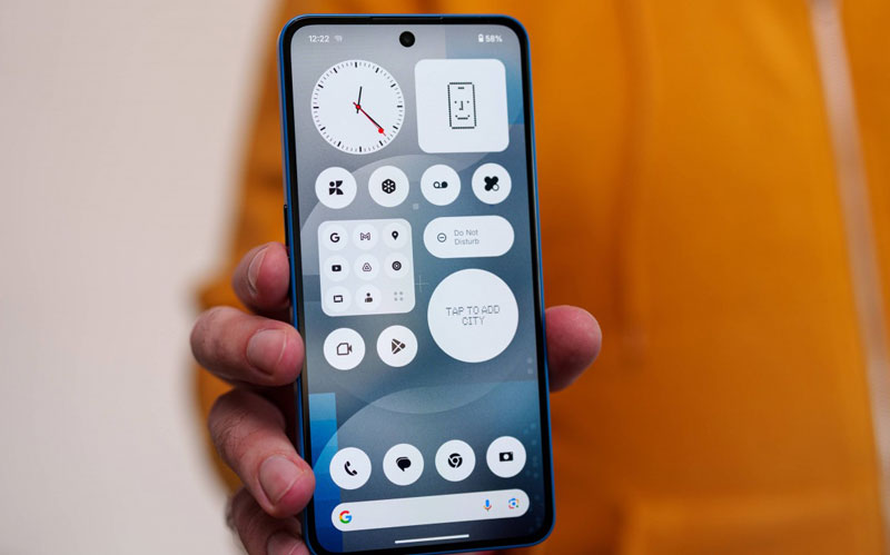 اندازه صفحه نمایش Nothing Phone 3a