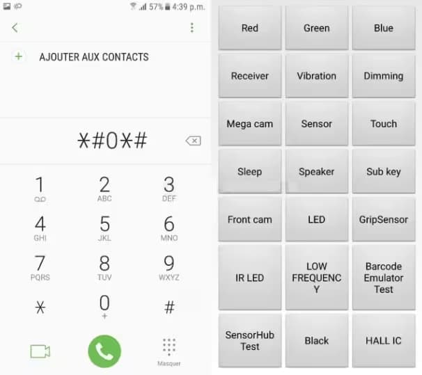 کد تست سخت‌ افزاری سامسونگ کدهای مخفی سامسونگ
