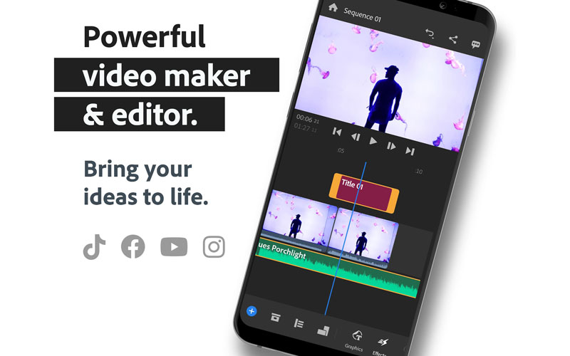 اپلیکیشن Adobe Premiere Rush