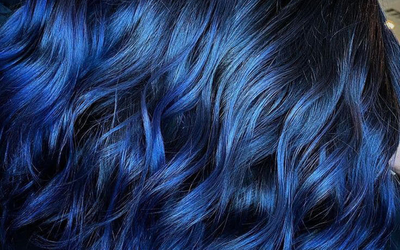 رنگ موی آبی اقیانوسی عمیق (Deep Ocean Blue)