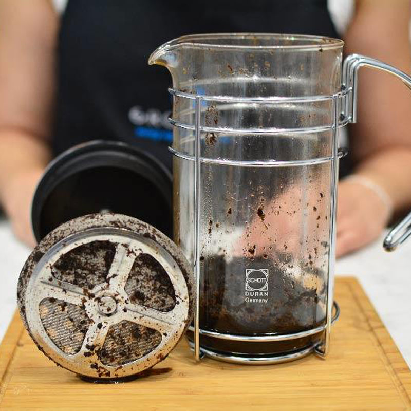 تمیز کردن فرنچ پرس