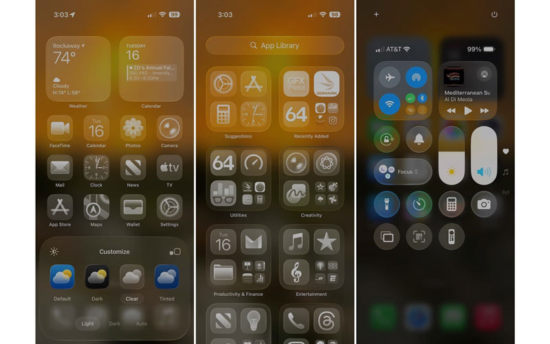 iOS 26 در آیفون ۱۷