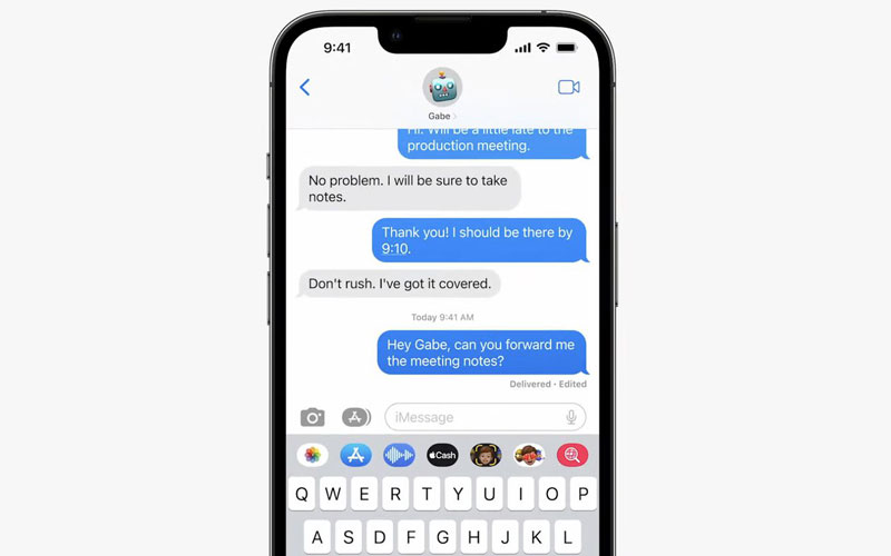 آی‌مسیج در سیستم عامل iOS