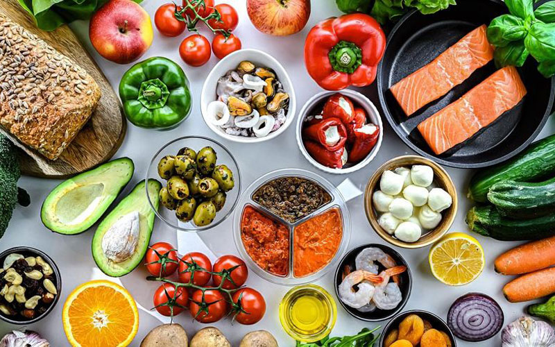 رژیم مدیترانه‌ ای و تنوع خوراکی ها