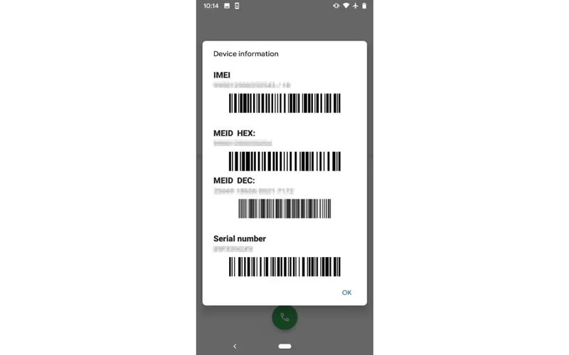 کدهای مخفی سامسونگ تشخیص IMEI