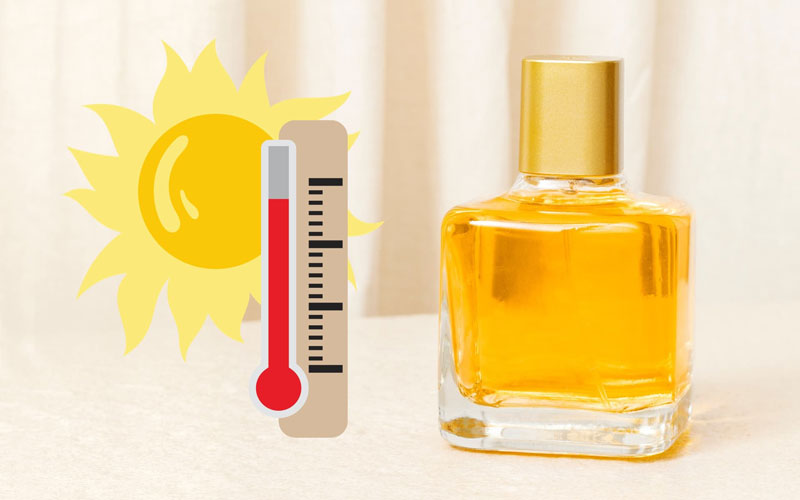 نوسانات دما و گرما عطر را خراب می‌کند