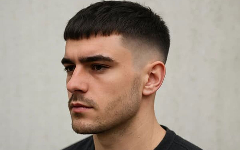 مدل موی کراپ فرانسوی (French Crop)