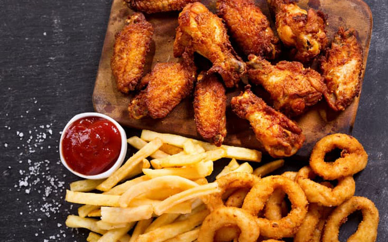 غذاهای چرب و سرخ‌کردنی