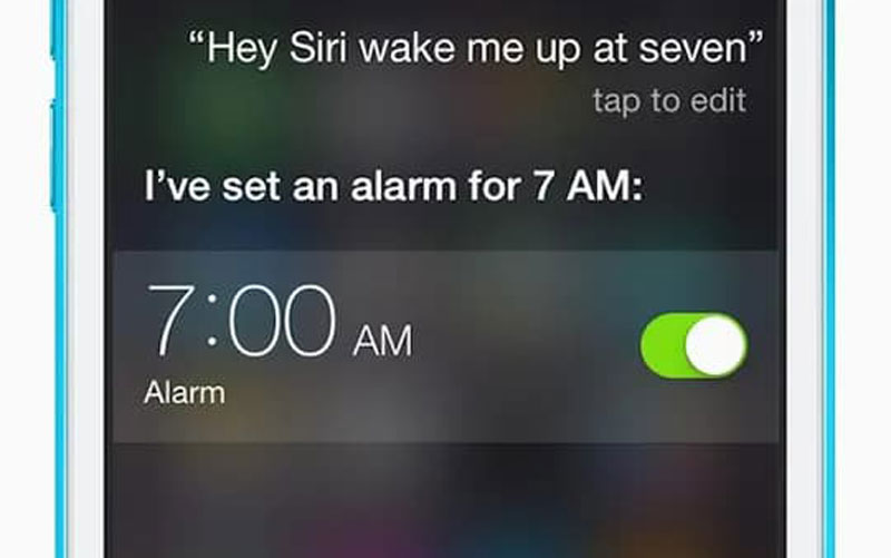 تنظیم یادآور و زنگ هشدار با سیری