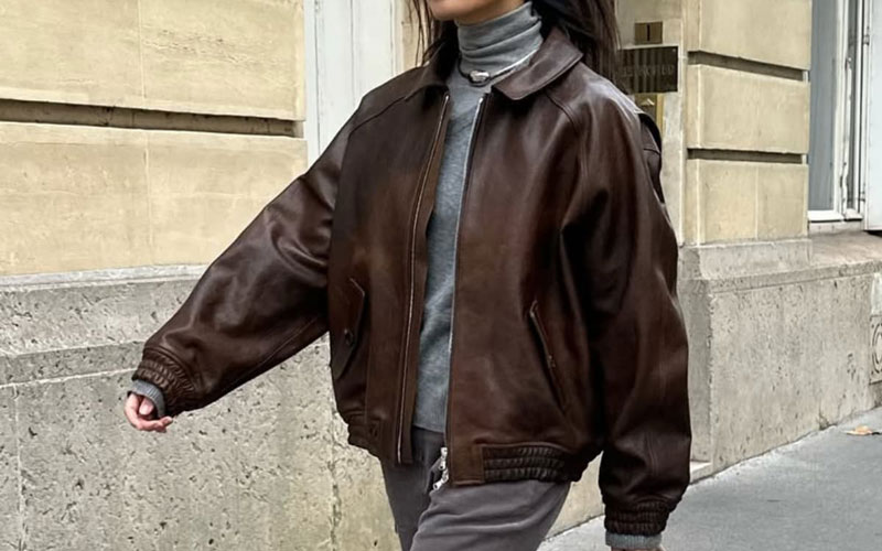 کاپشن چرم (Leather Jacket)