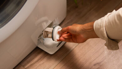 تمیز کردن فیلتر ماشین لباسشویی