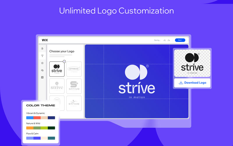 هوش مصنوعی Wix Logo Maker