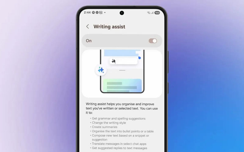 دستیار نوشتاری (Writing Assist)