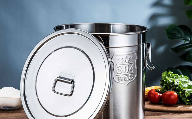 ظرف نگهداری برنج استیل