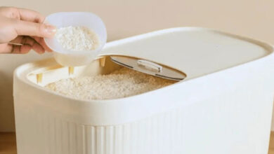 بهترین ظرف برای نگهداری برنج