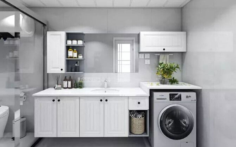 نصب لباسشویی در حمام