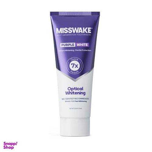 خمیر دندان میسویک مدل Purple White حجم 75 میلی لیتر 