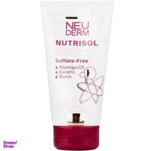 ماسک مو کراتینه فاقد سولفات نئودرم مدل Nutrisol حجم 150 میلی لیتر 