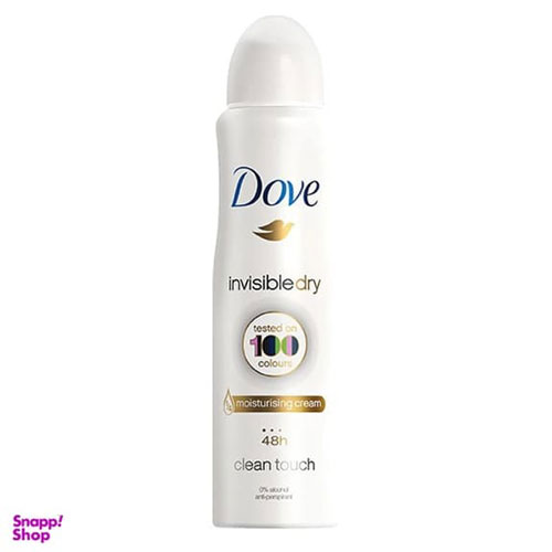 اسپری زنانه داو سری Invisible Dry مدل Clean Touch