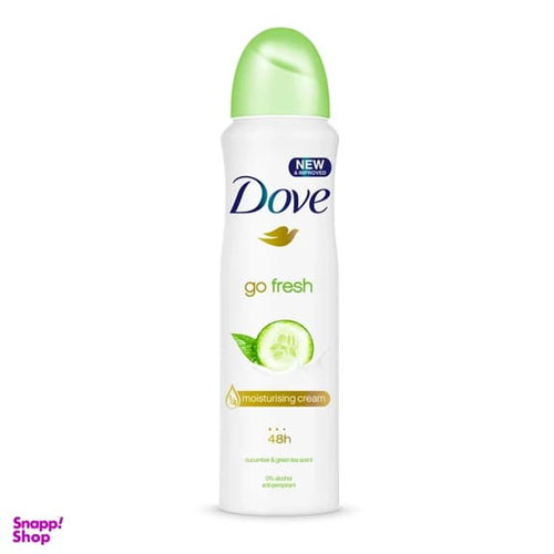 اسپری ضد تعریق زنانه داو مدل Go fresh حجم 250 میلی لیتر