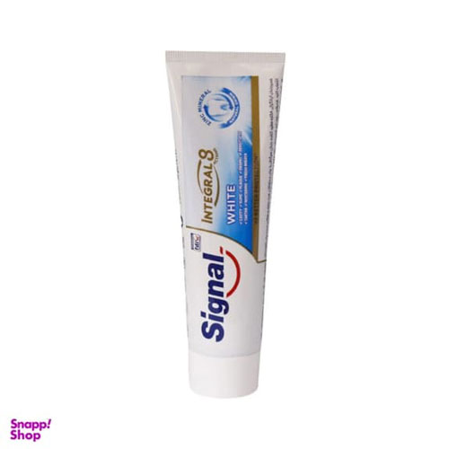 خمیر دندان سیگنال با خاصیت سفید کنندگی و ترمیم کننده مینای دندان حجم 75 میلی لیتر