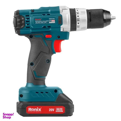 دریل شارژی چکشی رونیکس مدل 8620 باتری لیتیوم 20 ولت