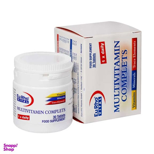 قرص مولتی ویتامین کامپلیت یوروویتال بسته ۳۰ عددی